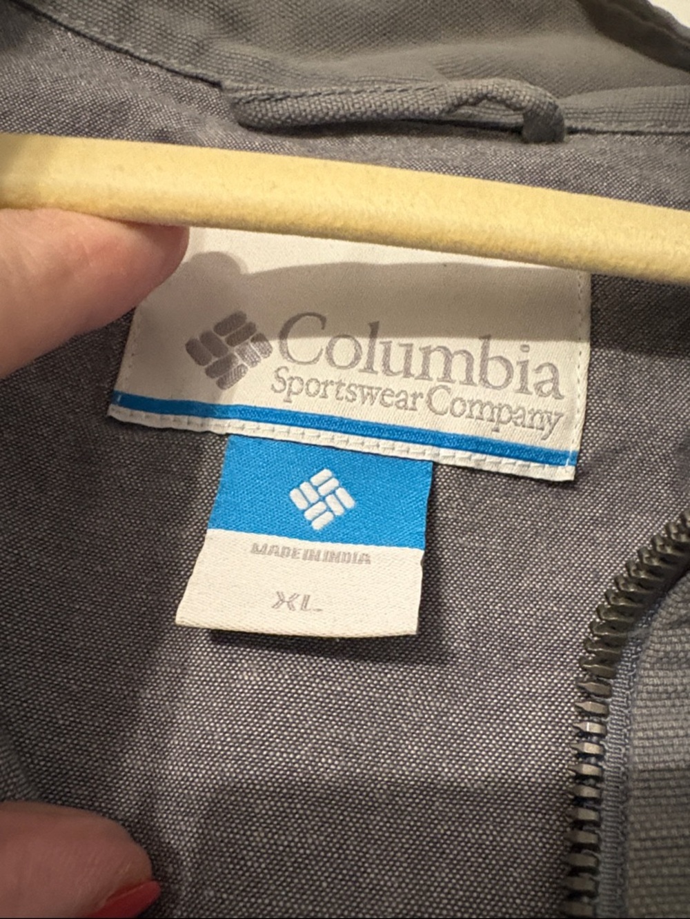 Columbia Light Gray Men's Zip-Front Shirt Jacket - Picture 2 of 6
